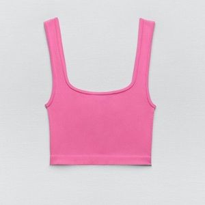 Zara seamless crop top